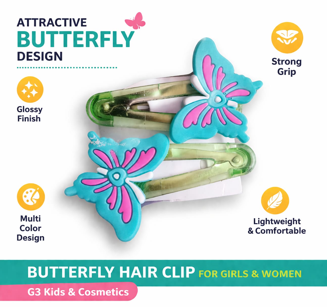 butterfly hair clip